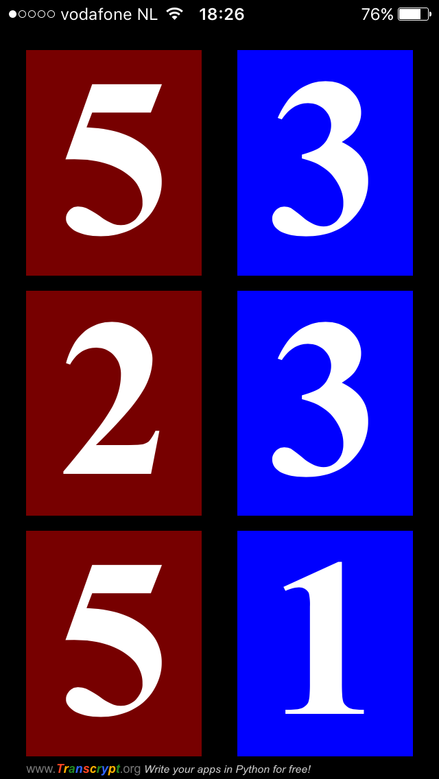 A simple dice web app for iOS